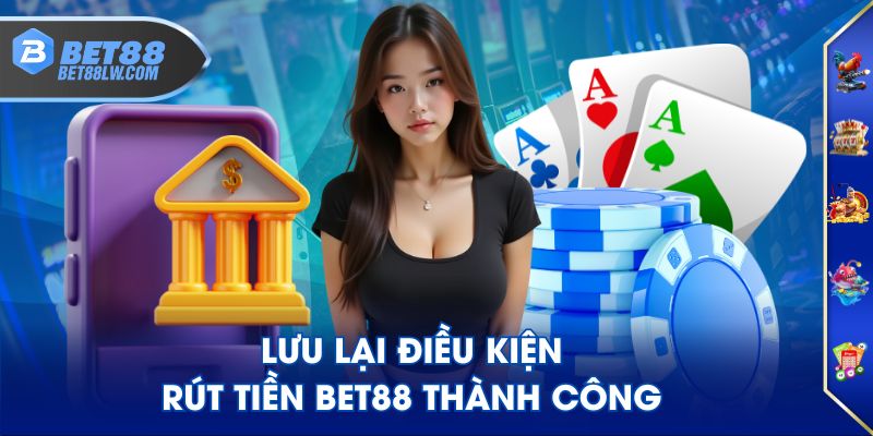 Lưu lại điều kiện rút tiền BET88 thành công