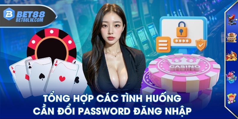 Tổng hợp các tình huống cần đổi password đăng nhập